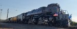 UP 4014 and UP 1983 Wait Patiently For A Low Yellow on Main 1 to enter Ogden Industrial Yard Lead to Park for the Night.  Ed Dickens Engineer had to Wye the train to Nose Her In at The Union Pacific Ogden Depot For Their Display July 20th and 21st at the 